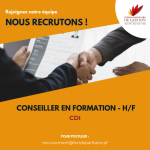 Recrutement clos – Conseiller en formation – CDI Recrutement clos – Conseiller en formation – CDI